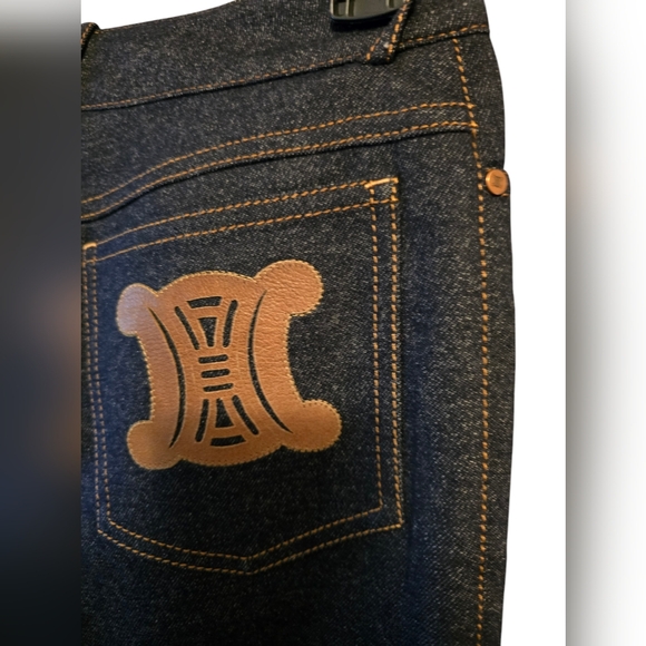 EUC Celine Wool Triomphe Flare Pants 34! - Picture 4 of 12